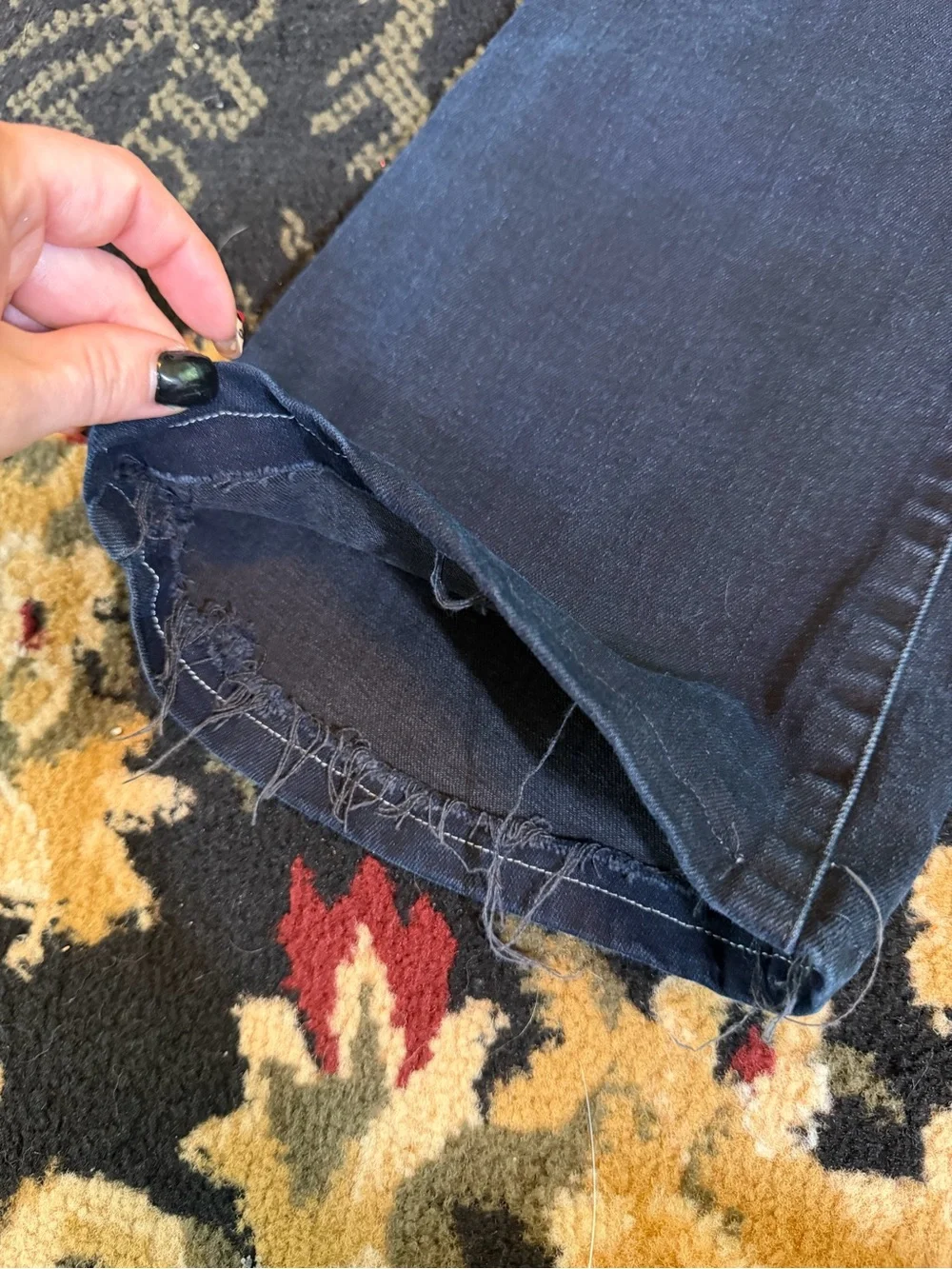GAP Women's Indigo skinny Flare Jeans